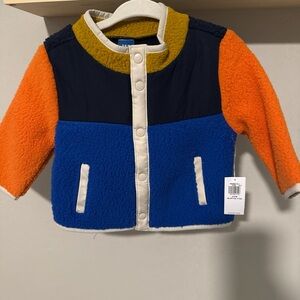 NWT! Old Navy Blue and Orange baby Jacket